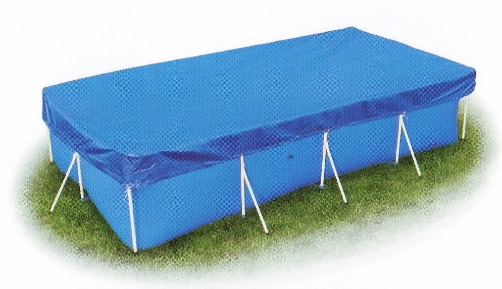 Bild von Bestway 58106 Steel Pro™ Aufstellbare Poolabdeckung für 4 Jahreszeiten, rechteckig, 300 x 201 cm, blau