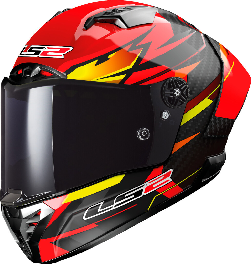 Bild von LS2 FF805 Thunder GP Fire Carbon Helm, schwarz-rot, Größe S für Männer