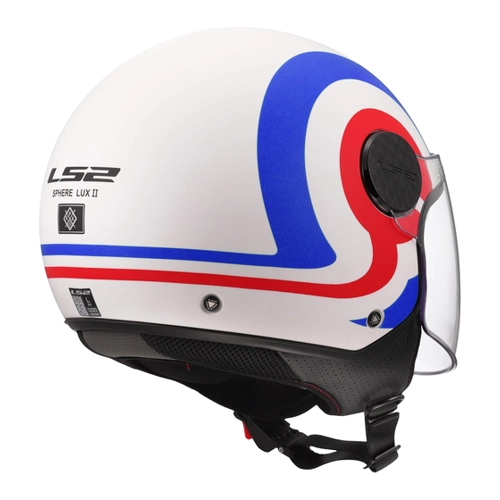 Bild von LS2 Jet-Motorradhelm SPHERE LUX II URBY White Blue Red, Größe L