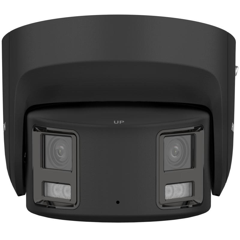 Bild von Hikvision DS-2CD2387G2P-LSU/SL(4mm)(C)/O-STD/BLACK 8MP ColorVu 4K Fixe Turret Panorama-Netzwerkkamera