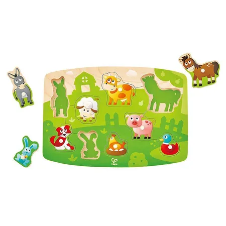 Bild von Toynamics Europe Puzzle Hape Bauernhofpuzzle (Kinderpuzzle), 19 Puzzleteile