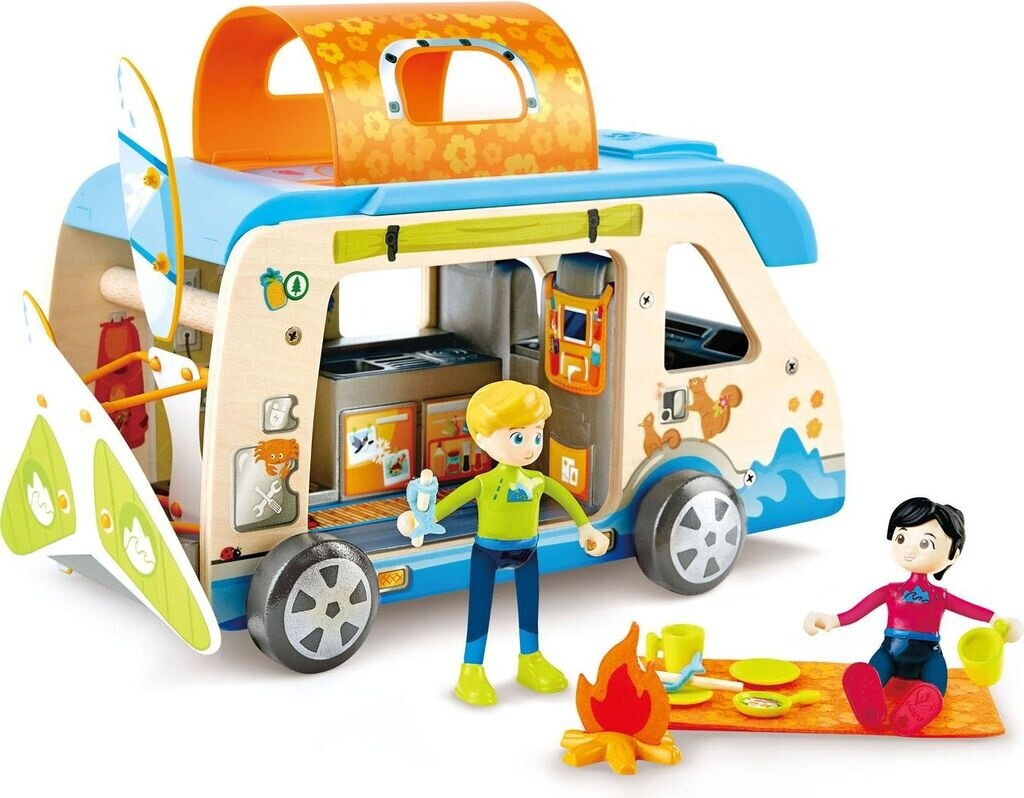 Bild von Hape Wooden Adventure Bus Dollhouse