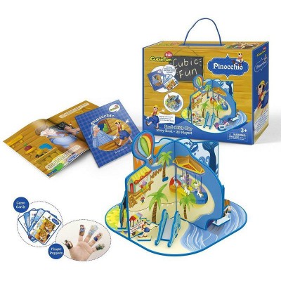 Bild von Cubic Fun 3D Puzzle - Pinocchio - Schwierigkeit: 2/8 36 Teile Puzzle Cubic-Fun-E1604h