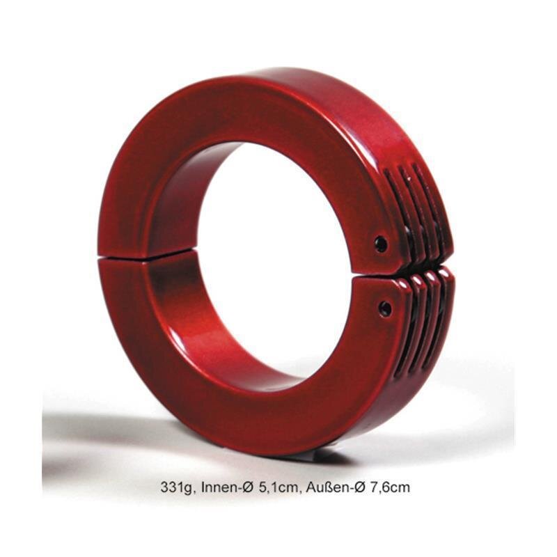 Bild von Penisring Metall Trip Hinge Ring Red