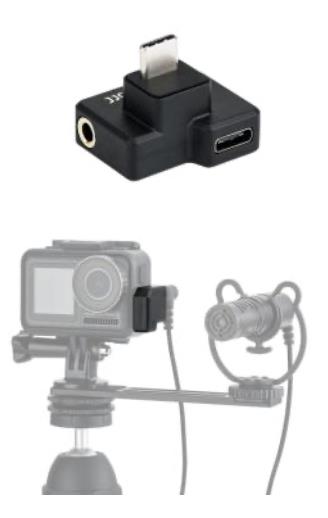 Bild von JJC AD OA1 3.5mm Mic/USB C Adapter, Mikrofon Zubehör