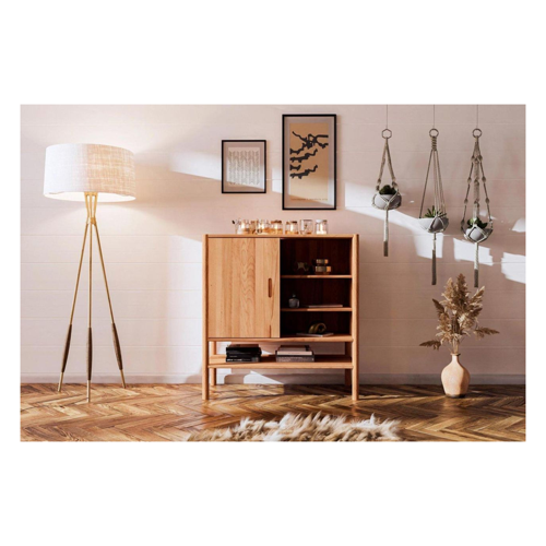 Bild von Kommode Schrank SAGA Buche massiv 97x101x46 cm