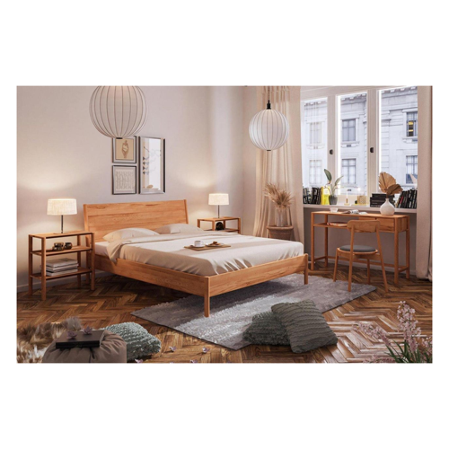 Bild von Massivholzbett SAGA Nr.1 – Eleganz und Natürlichkeit für Ihr Schlafzimmer