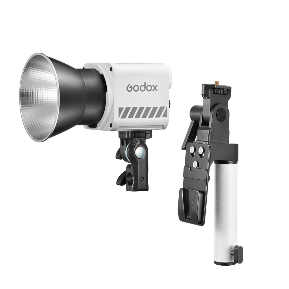 Bild von Godox ML60II BI Portable LED Light (Bi Color) with AK B02 Holding Handle and Battery Support Kit, Dauerlicht