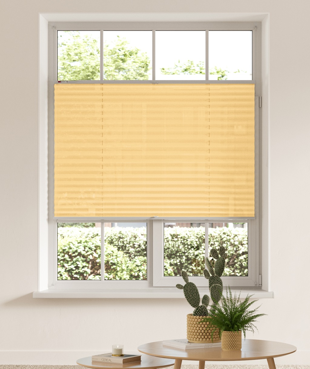 Bild von my home Plissee LAHOLM, Lichtschutz, ohne Bohren, verspannt, Klemmfix, Fixmaß, Bestseller mit über 3000 4,5-Sterne-Bewertungen, Klemmträger