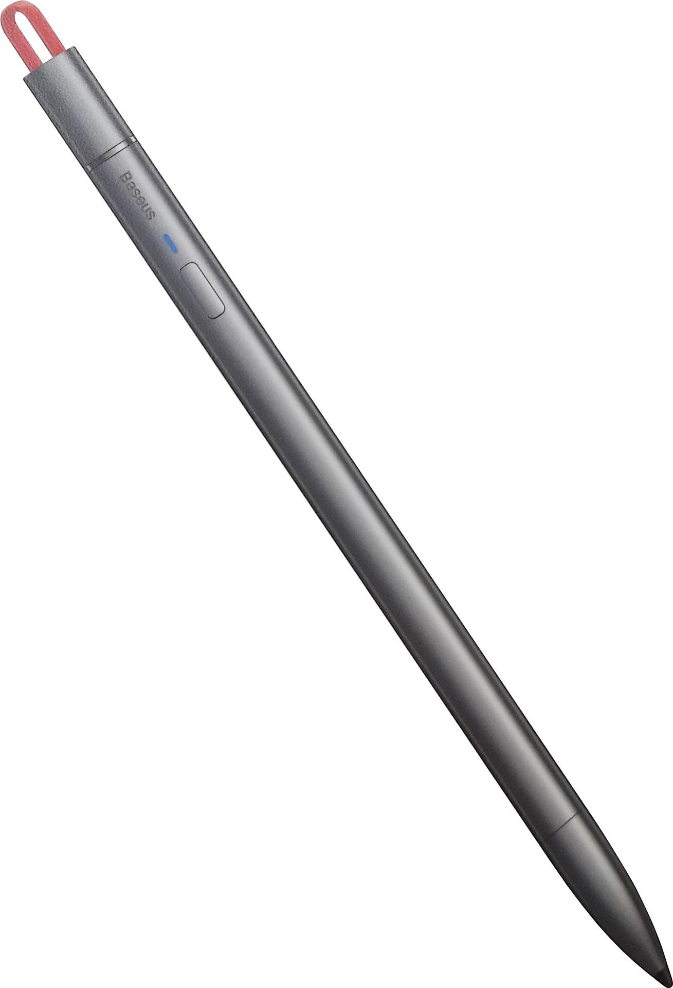 Bild von Baseus Square Line Capacitive Stylus Pen ACSXB-0G Model CSP01, Alu grey, Blister, Stylus, Grau