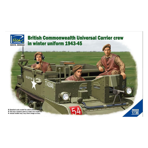 Bild von British Commonwealth Universal Carrier Crew in Winter Uniform 1943-45