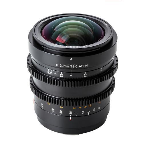 Bild von Viltrox L-20mm T2.0 S  Full Frame. Manual focus Cine lens for Panasonic L mount, 20mm/T2.0 (L-Mount, APS-C / DX), Objektiv, Schwarz