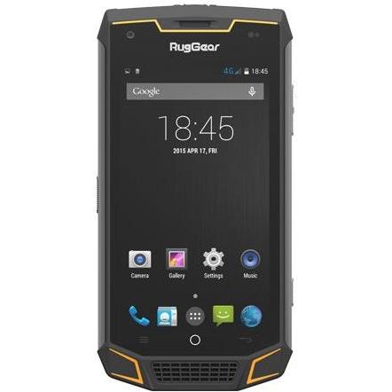 Bild von Rug Gear RG740 (32 GB, Black, Yellow, 4.70", Dual SIM, 13 Mpx, 4G), Smartphone, Schwarz