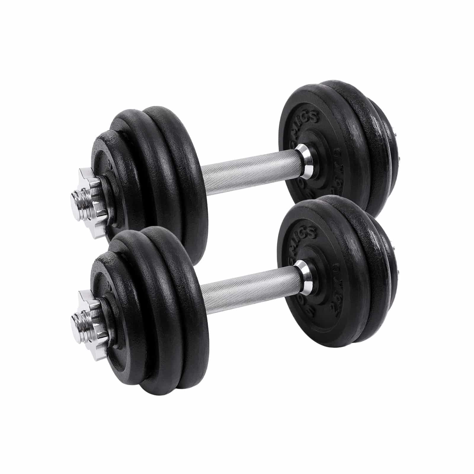 Bild von SONGMICS Kurzhantel SYL20/30/40T, Hantelset aus Gusseisen, 20/30/40 kg, verstellbar