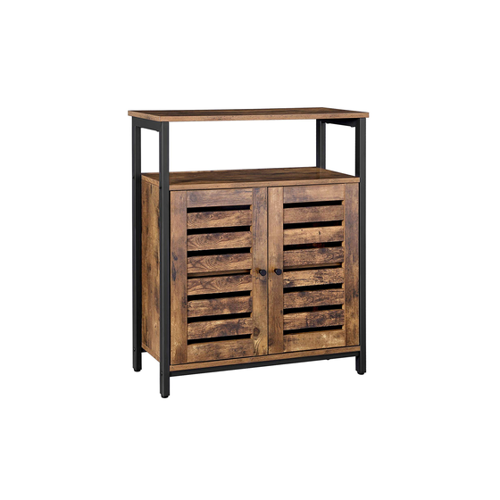 Bild von Sideboard mit Lamellentüren im Industriestil