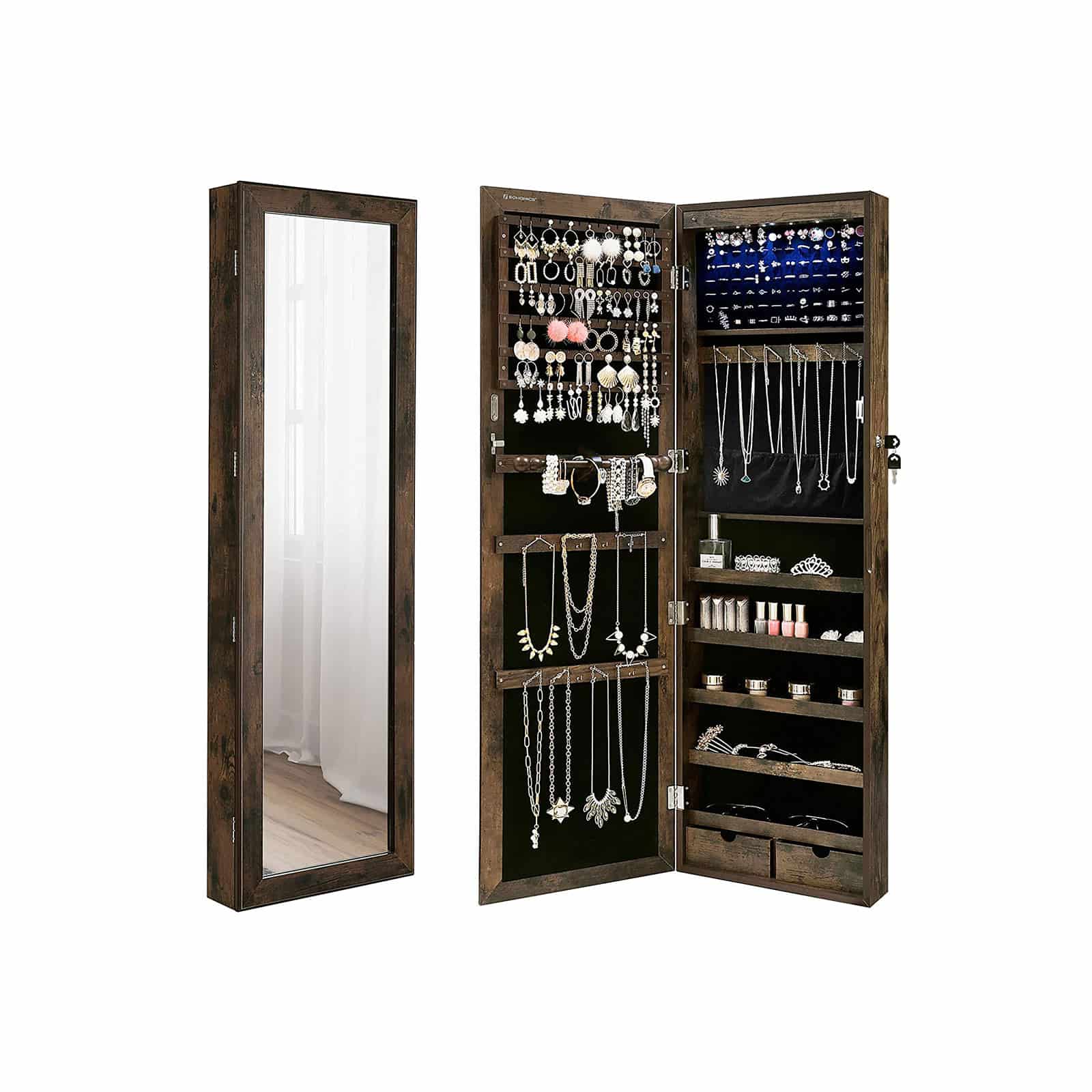 Bild von Schmuckschrank Vintagebraun