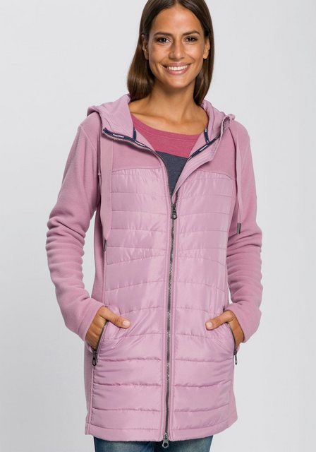 Bild von KangaROOS Langjacke, mit Kapuze, leichter Webstoff, figurbetonter Schnitt, mit Kapuze