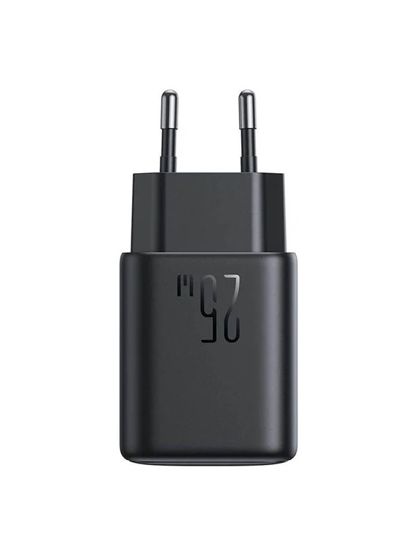Bild von Joyroom 25W Single USB-C Charger with 60W C to C Cable, 1m - Black (25 W), USB Ladegerät, Schwarz