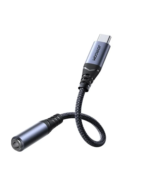 Bild von Joyroom Audio Adapter USB-C to 3.5mm - Black (USB-C), Dockingstation + USB Hub, Schwarz