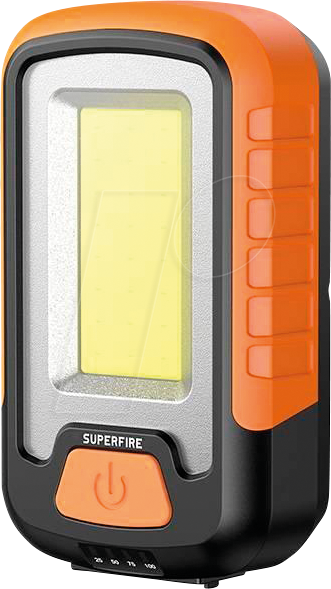 Bild von Superfire, Arbeitsleuchte, Workshop Flashlight G21, 650lm, USB (650 lm)