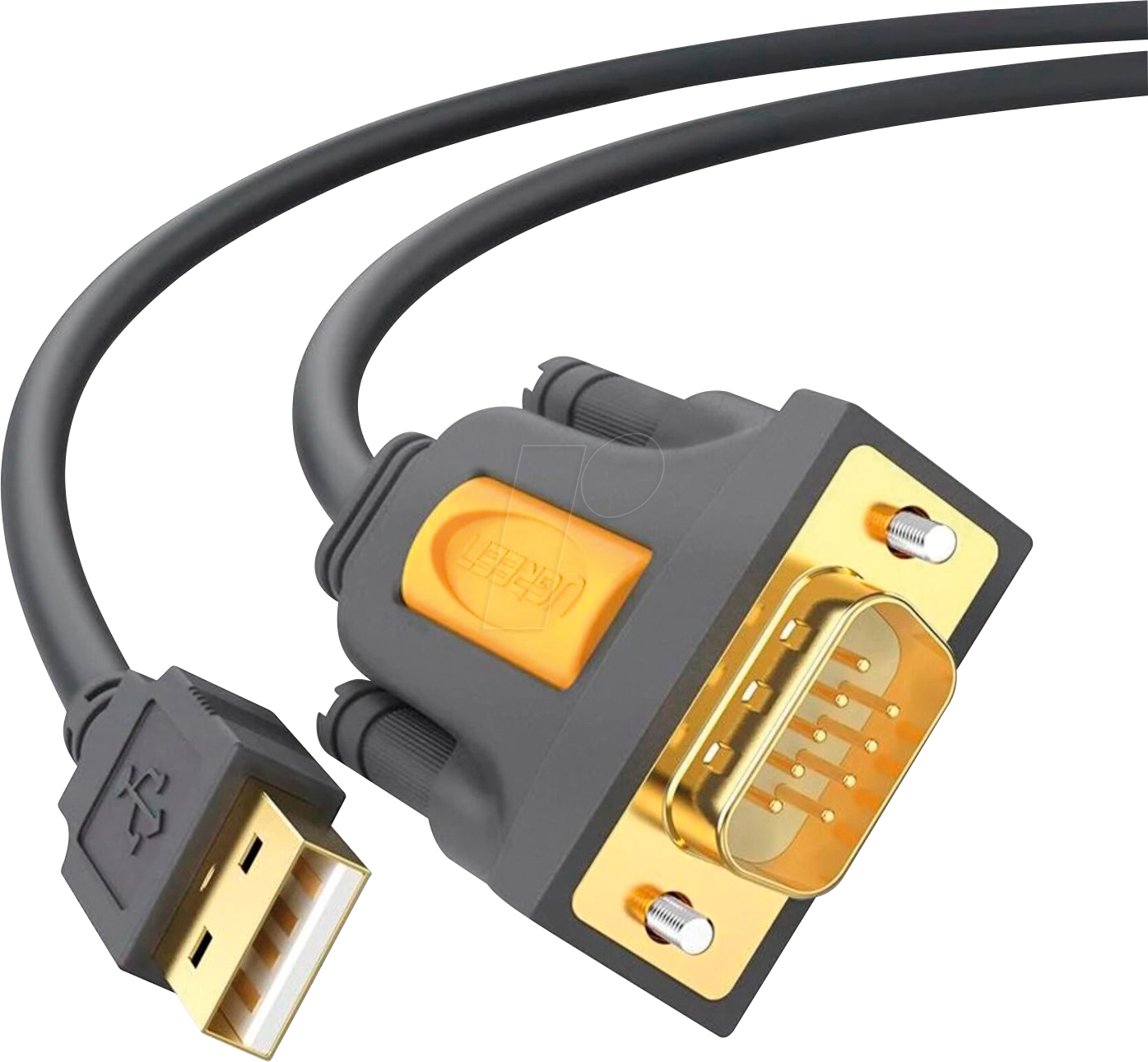 Bild von UGREEN USB auf RS232 Seriell Kabel USB Seriell DB9 mit PL2303 Chipsatz, Kompatibel mit Router (1M)