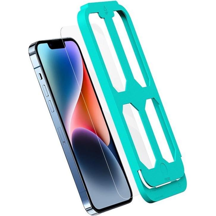 Bild von Usams Panzerglas inkl. Installationstool iPhone 12 Pro Max / 13 Pro Max / 14 Plus - Transparent (1 Stück, Apple iPhone 14 Plus, Apple iPhone 13 Pro Max), Smartphone Schutzfolie, Transparent