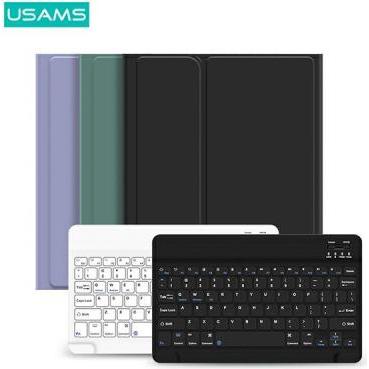 Bild von Usams Etui Winro z klawiaturą iPad 10.2" czarne etui-czarna klawiatura/black cover-black keyboard IP (iPad 8), Tablet Hülle, Schwarz