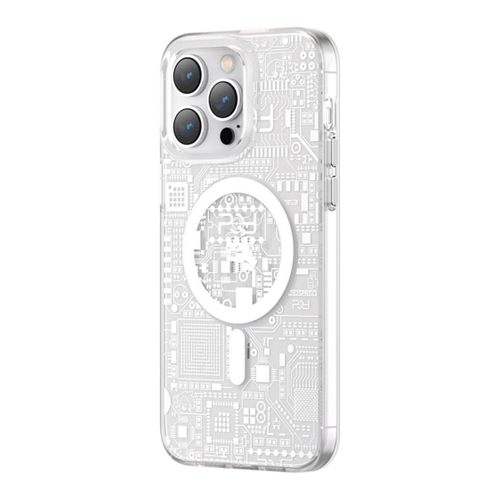 Bild von Kingxbar PQY Geek Series Magnethülle für iPhone 14 Pro - Silber