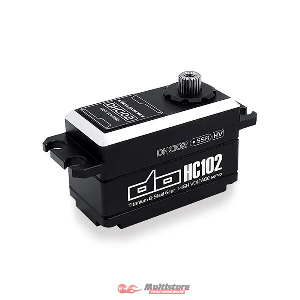 Bild von Doyono Coreless Servo HV Low Profile CNC Alugehäuse 15.0kg/0.054sec / DHC102