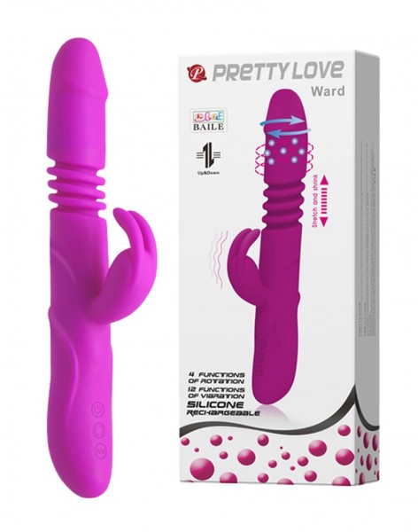 Bild von Pretty Love »Ward« Rabbit-Vibrator mit Stoßfunktion