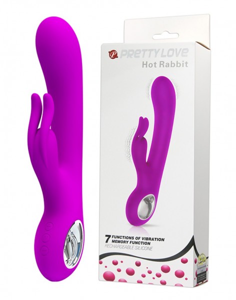 Bild von Pretty Love Hot Rabbit: Bunny-Vibrator, lila