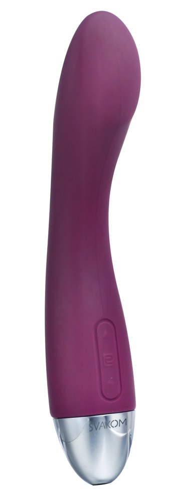 Bild von SVAKOM Amy Vibratoren mit stoßfunktion für Sie Klitoris und G-punkt, Silikon Vibrator Analvibrator Dildo Erotik Sexspielzeug für Frauen mit abgeflachter Spitze, Intensive G-Punkt Stimulation