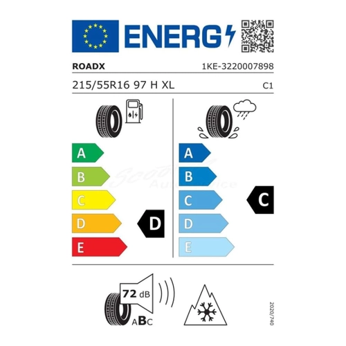Bild von ROADX RX FROST WH01 215/55R16 97H MFS BSW XL - Winterreifen für den PKW