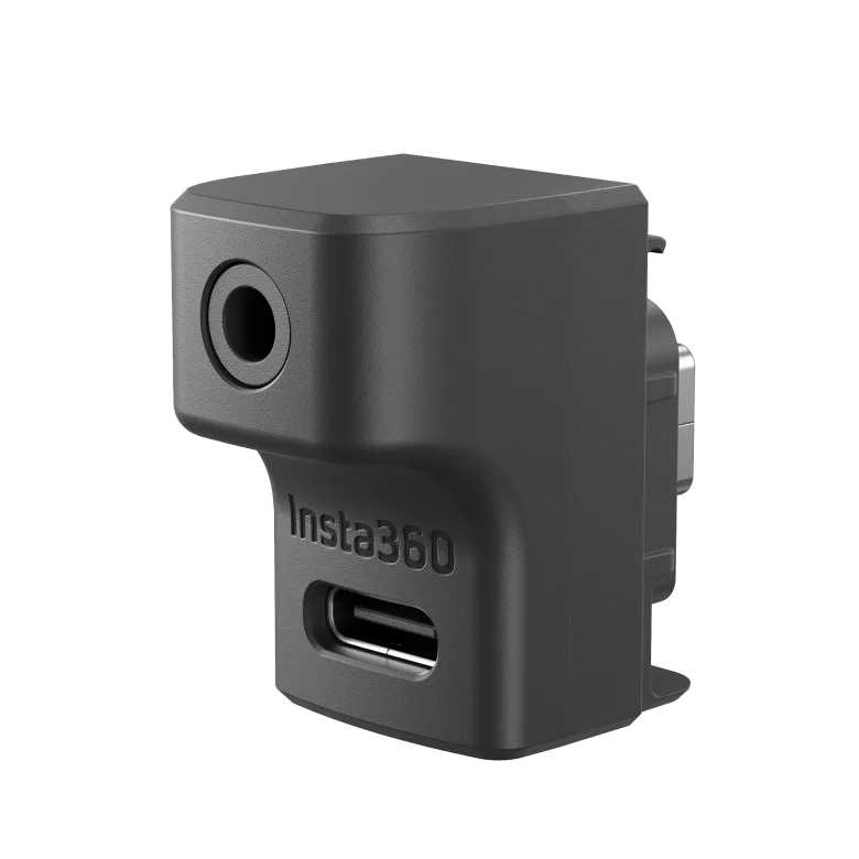 Bild von Insta360 Mic Adapter (CINSAAXD) (Ace), Action Cam Zubehör, Schwarz