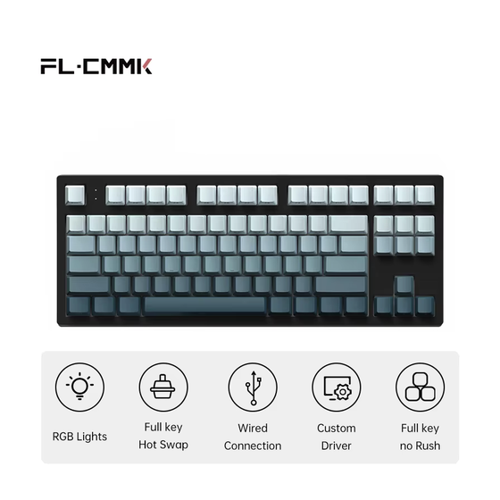 Bild von FL·ESPORTS MK870: Das perfekte mechanische Keyboard für Gamer