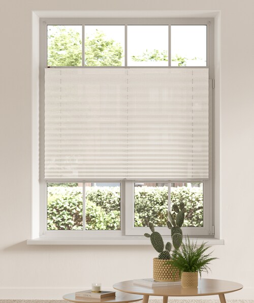 Bild von my home Plissee DAHRA - in Crush-Optik, Lichtschutz, ohne Bohren, verspannt, Klemmfix, Fixmaß, Bestseller mit über 5500 4,5-Sterne-Bewertungen, Klemmträger