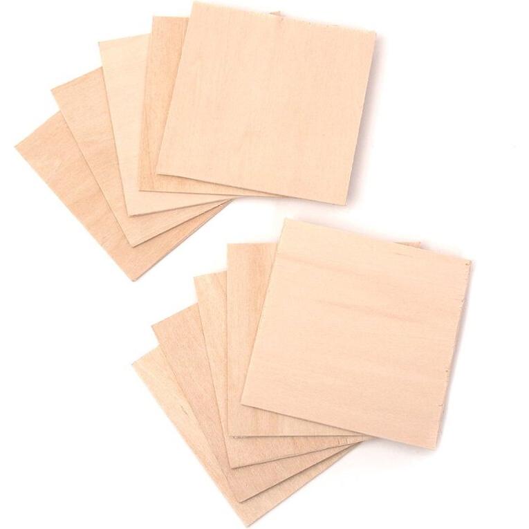 Bild von Snapmaker Blank Wood Squares 10er Pack (Zubehör), 3D Drucker Zubehör