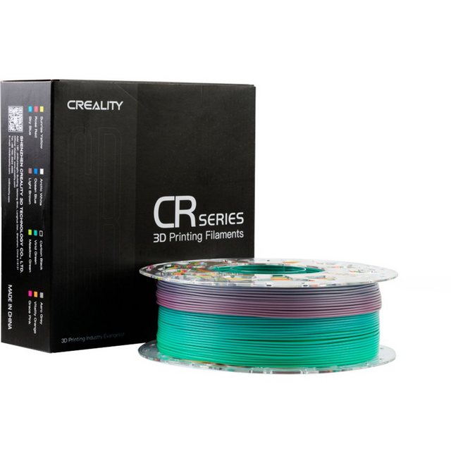 Bild von Creality Filament PLA Regenbogen, 1.75mm, 1kg (PLA, 1.75 mm, 1000 g, Mehrfarbig), 3D Filament, Mehrfarbig