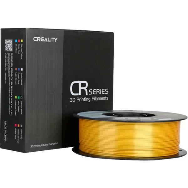 Bild von Creality 3D 3301120001. Druckfarben: Gold, Markenkompatibilität: Creality 3D, Kompatibilität: FDM. Gewicht: 1 kg, Durchmesser: 1,75 mm. Menge pro Packung: 1 Stück(e), Verpackungsbreite: 210 mm, Verpackungstiefe: 210 mm (3301120001)