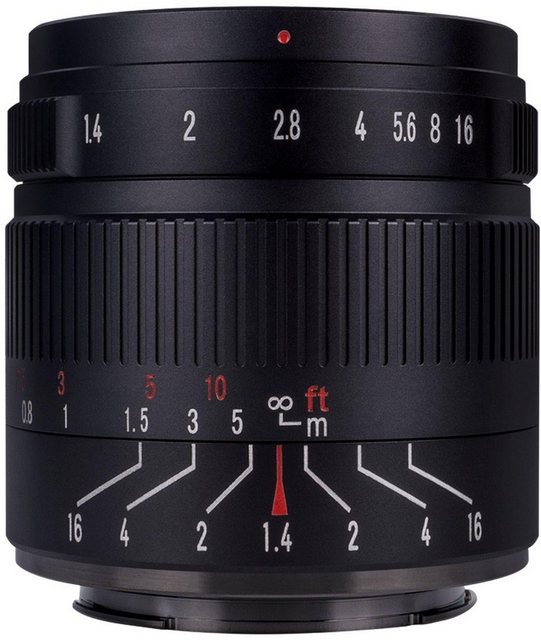 Bild von 7artisans 55 mm f/16 - 1.4 Mark II, Nikon Z (Nikon Z, APS-C / DX), Objektiv, Schwarz