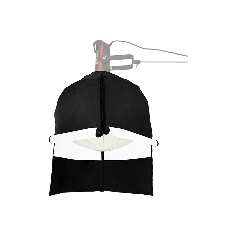 Bild von Aputure Lantern - Schwarz - Weiß - 65 cm - 1x Lantern Spring Cage 1x Dif1x Fabric Barn Doors 1x Carrying Bag (AP-LANTERN)
