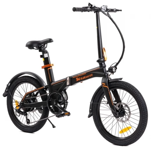 Bild von Faltbares City-E-Bike KuKirin V2 Elektrofahrrad, 250W 36V 7.5Ah(270Wh) 25km/h 30-45KM Shimano 7-Gang, 20-Zoll Luftreifen