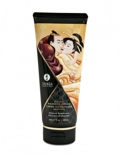 Bild von SHUNGA Gleitgel Kissable Massage Cream - Mandel Süße - 7 fl oz / 200 ml