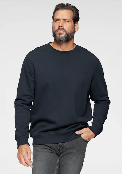Bild von Man's World Sweatshirt, Langarm, Basic-Stil, unifarben, Rundhalsausschnitt