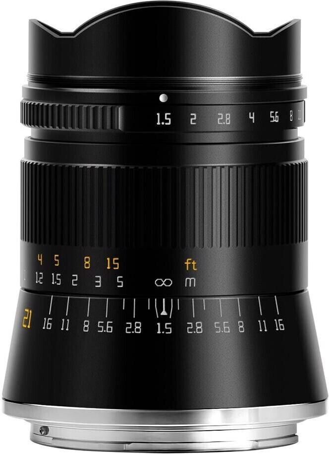 Bild von TT Artisan 21mm F1.5 ASPH Vollformat Objektiv Anschluss Nikon Z Mount Weitwinkelobjektiv, TTAL2115NZ, Schwarz