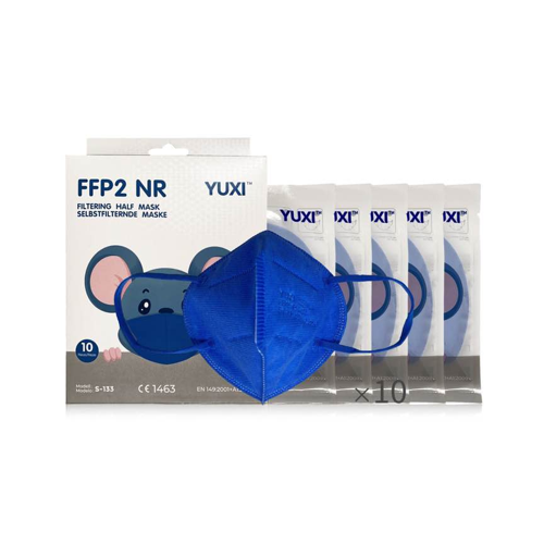 Bild von YUXI Kinder FFP2 Masken farbig im Test