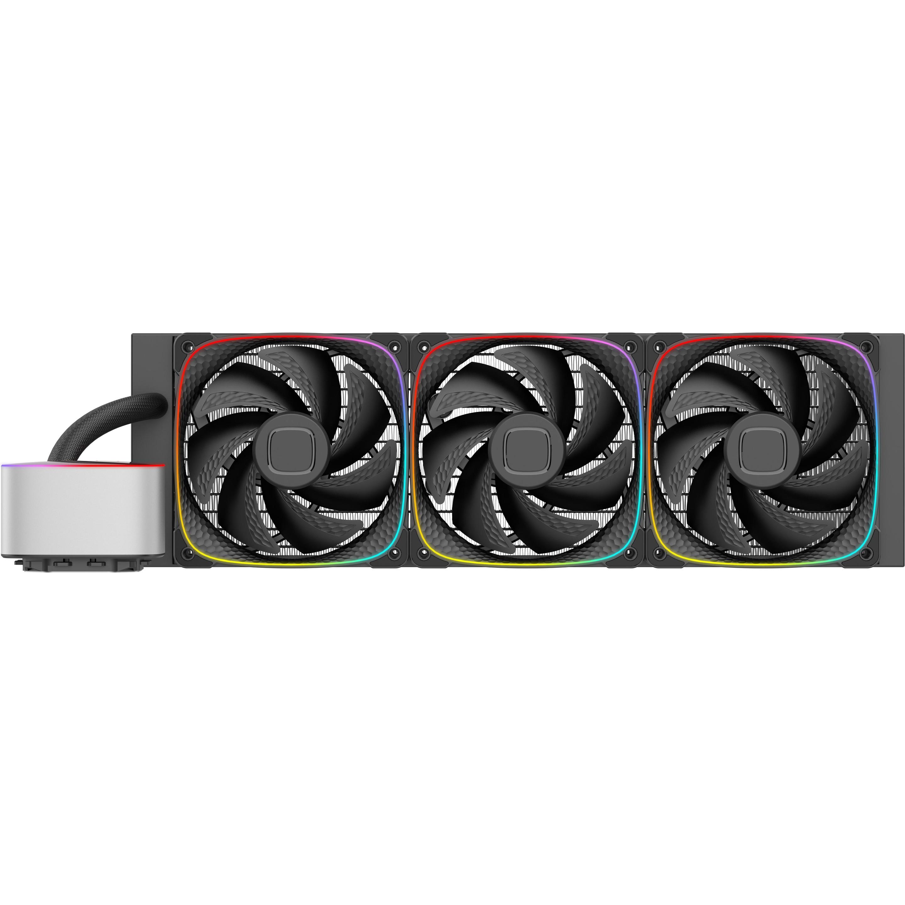 Bild von Geometric Future Future Eiskimo Junior 36 AIO 360 mm CPU-waterkoeling, waterkoeling, ARGB,zwart, GEO-EJ-36, CPU Wasserkühler, Schwarz