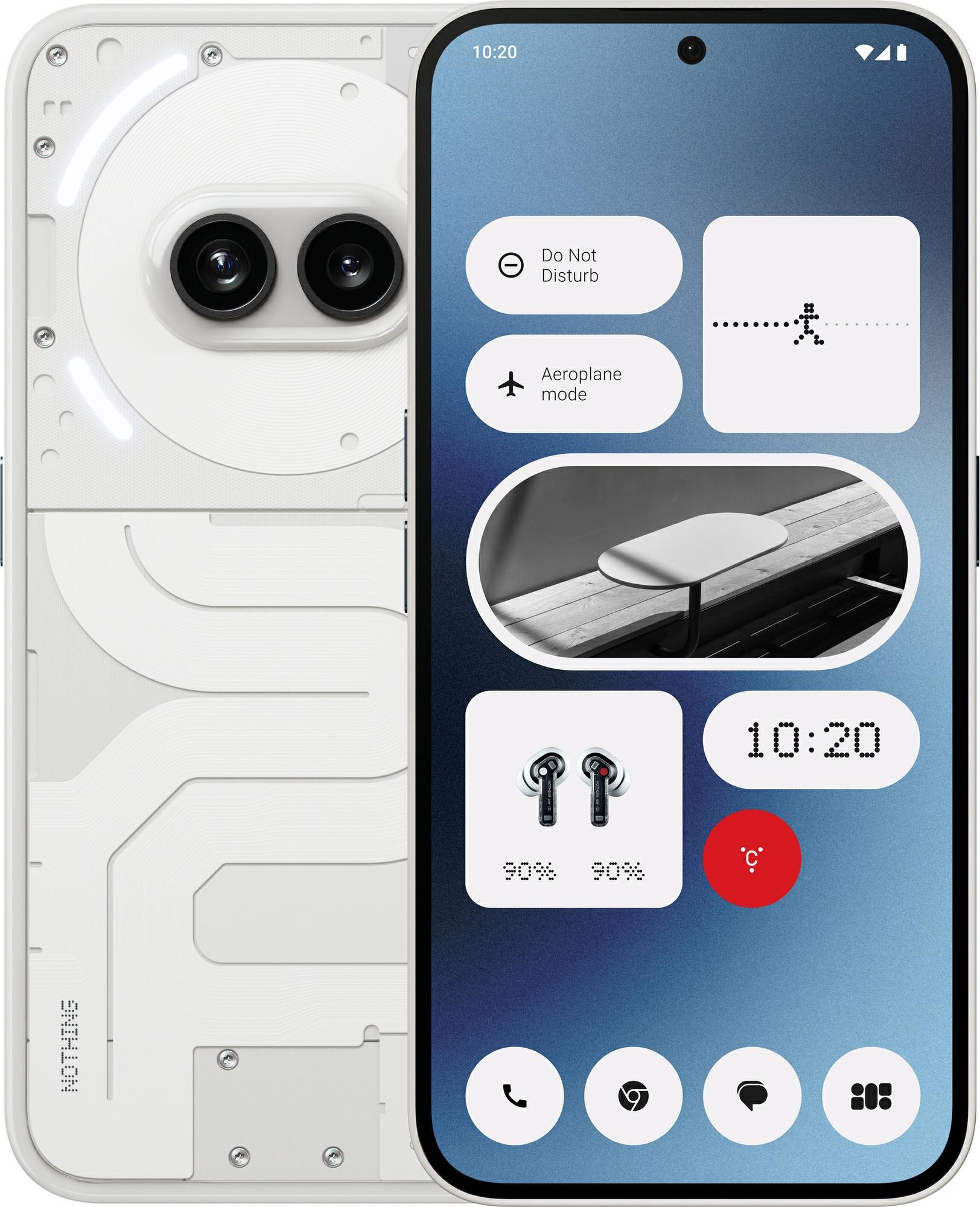 Bild von Nothing Phone (2a) 5G 8/128GB Dual-SIM weiß Android 14.0 Smartphone (6974434221956)