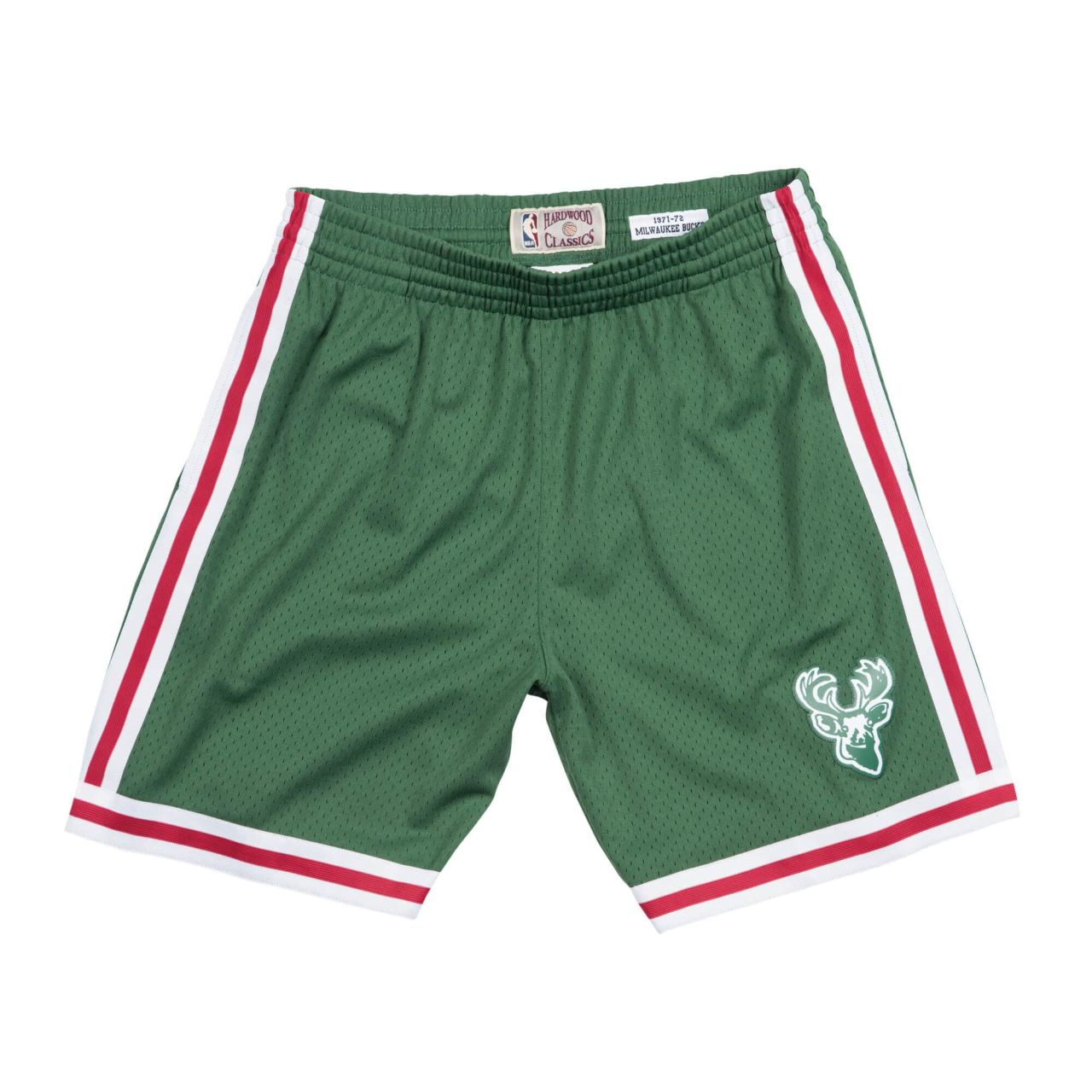 Bild von Mitchell & Ness, Herren, Shorts, M&N NBA Swingman Shorts Milwaukee Bucks Road 1971-72 - M, Grün, (M)