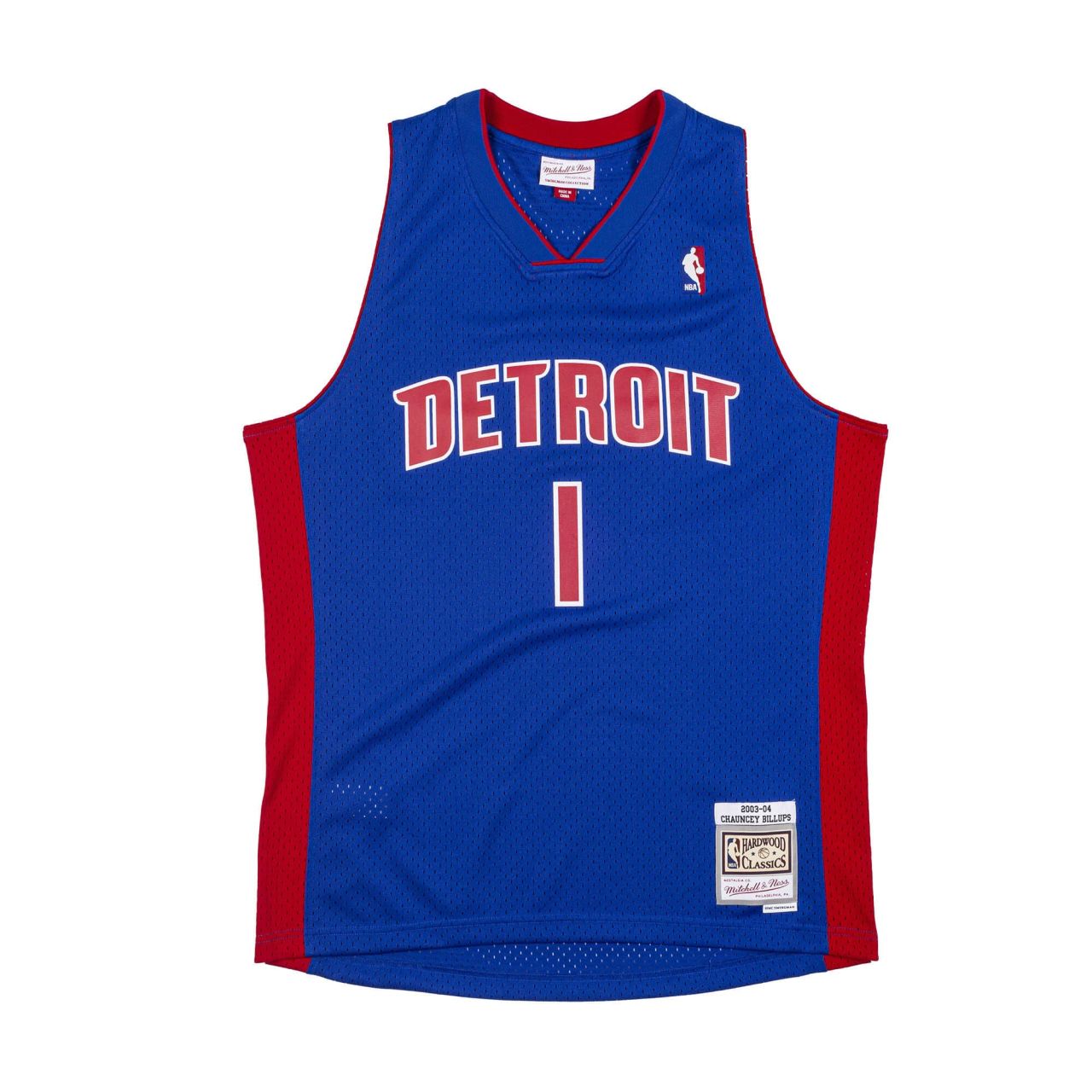 Bild von Mitchell & Ness, Herren, Sportshirt, Swingman Jersey Detroit Pistons 03-04 Chauncey Billups - S (S), Blau, S